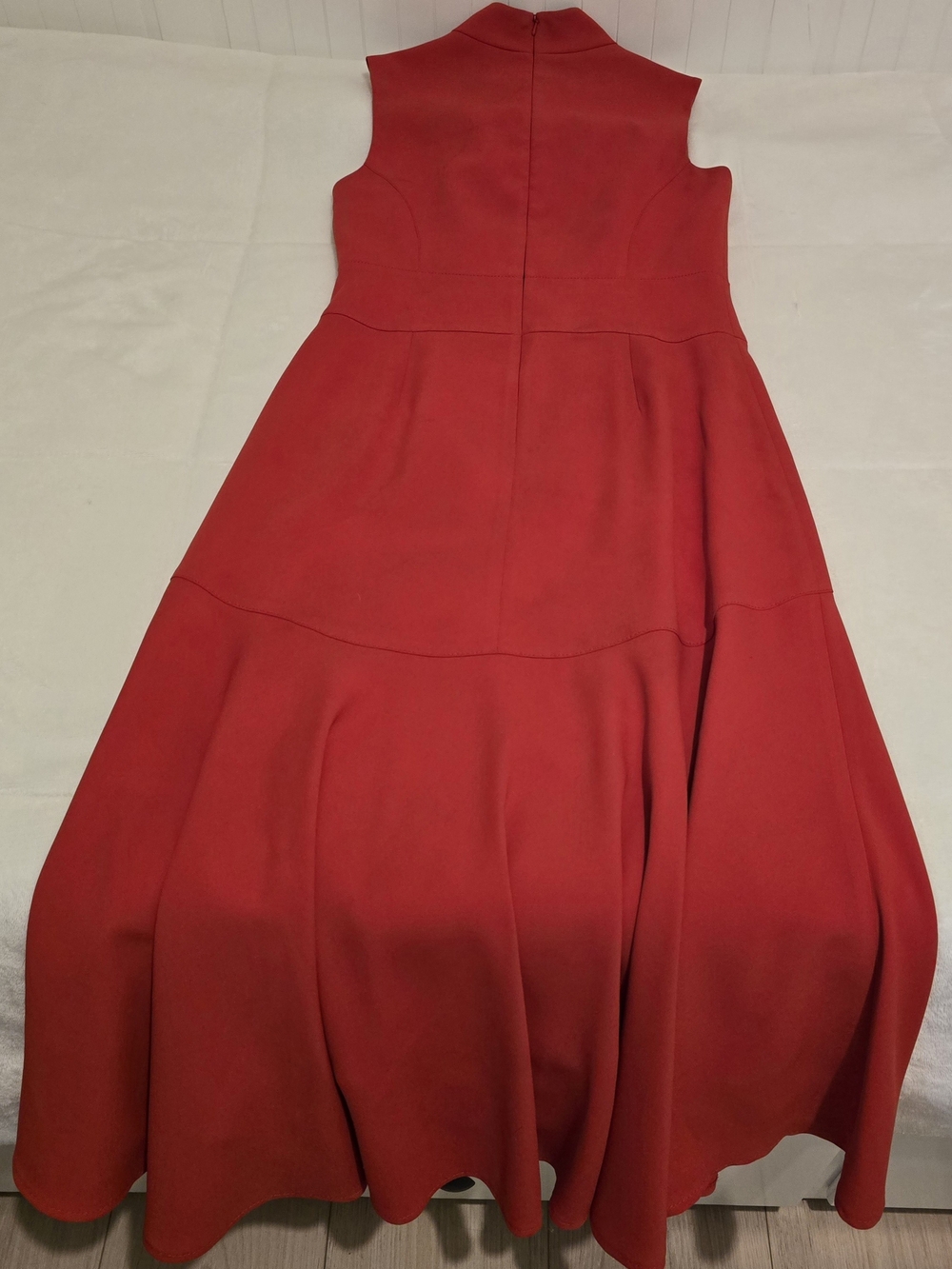 Karen Millen Bold Red Midi Dress - Picture 3 of 4